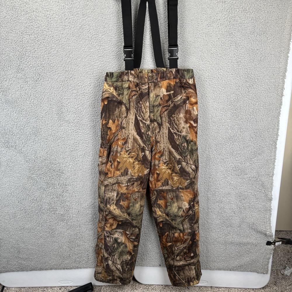 Cabela's Boys Kids Camo Insulated Bib Overalls Youth XL Hunting